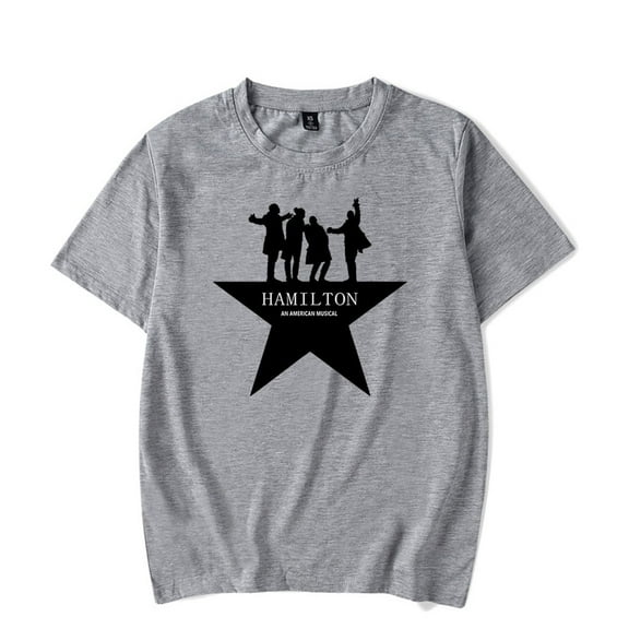 Hamilton Merch American Musical T-shirts For Men And Women Fashion Round Neck Casual Short-sleeved Tops