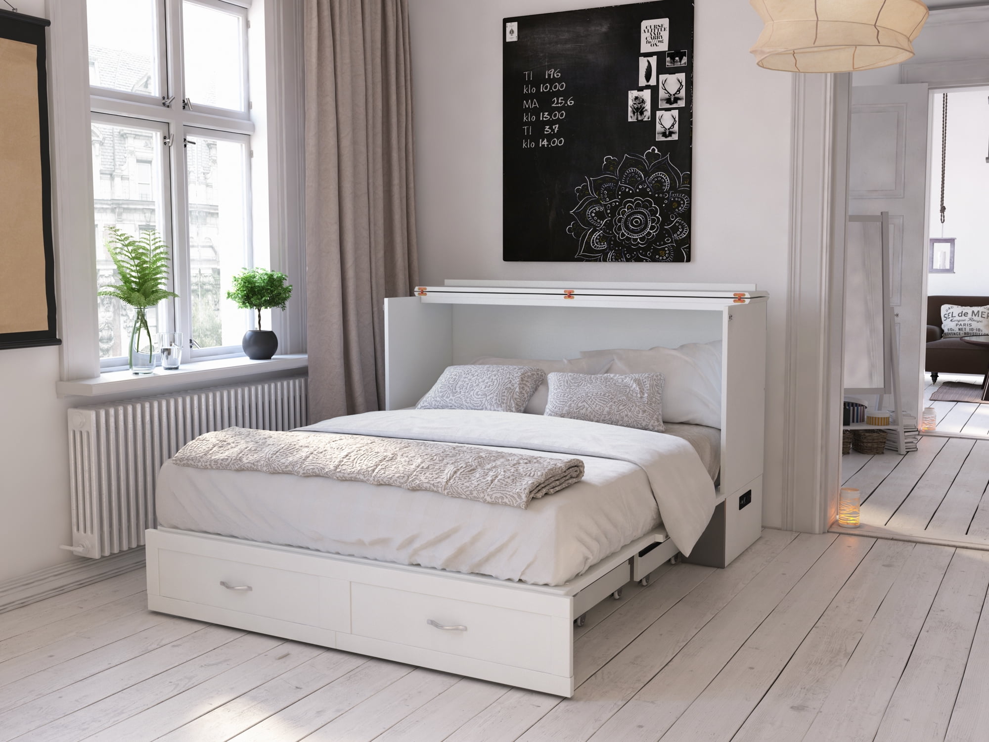 Queen　White　with　Ubuy　Charging　Nigeria　Hamilton　Bed　Murphy　Chest