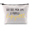 thumbnail image 1 of Hamilton Musical Gift Lafayette Fans Gift Oui Oui Mon Ami Je M'appelle Lafayette Makeup Bag for Theatre Lover, 1 of 5