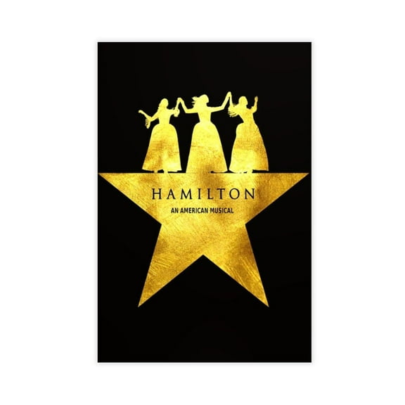 Hamilton Musical Poster (4) Canvas Poster Wall Art Decor Print Picture Paintings for Living Room Bedroom Decoration