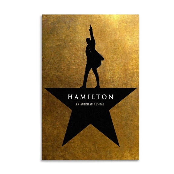 Hamilton Musical Poster Print, Wall Art, Unframed Paper Poster 8x10in