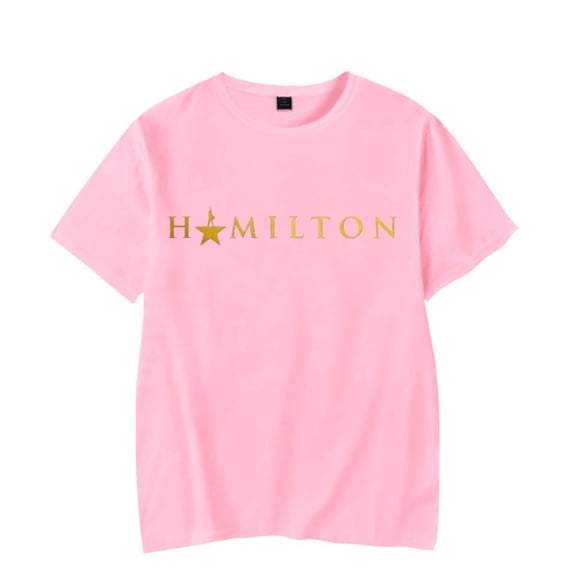 Hamilton New Logo Merch T-Shirts Cosplay Women Men Fashion Casual Crewneck Short Sleeve