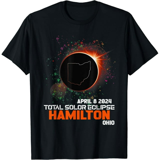 Hamilton Ohio Total Solar Eclipse 2024 TShirt