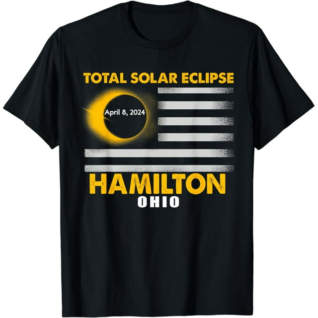 Hamilton Ohio Total Solar Eclipse 2024 TShirt