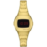 Hamilton PSR Digital Quartz American Classic Yellow Gold PVD Steel Womens Watch H52314130
