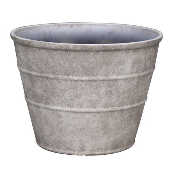 Hamilton Planter - Stone - 12 x 16 in. - Lightweight & UV Resistant
