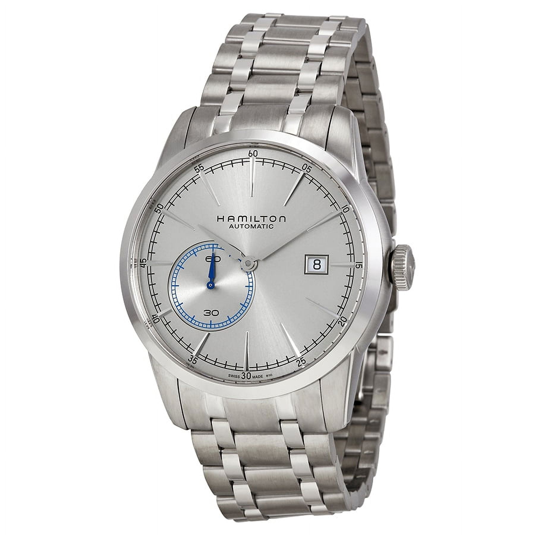 Hamilton Railroad Automatic Silver Grey Dial Stainless Steel Mens Watch H40515181