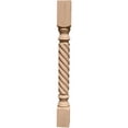 thumbnail image 1 of Hamilton Rope Cabinet Column Top Block- Cherry - 5 in. W x 5 in. D x 35.5 in. H - 6 in. Bottom Block- 7 in., 1 of 1