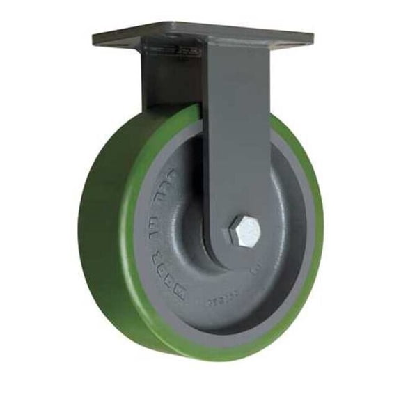 Hamilton Plate Caster,Rigid,Polyurethane,12 1/2"H R-CH-13DB