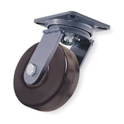 Hamilton Plate Caster,Swivel,Phenolic,6 in.,1200 lb.B S-WH-6P-4SL-IB