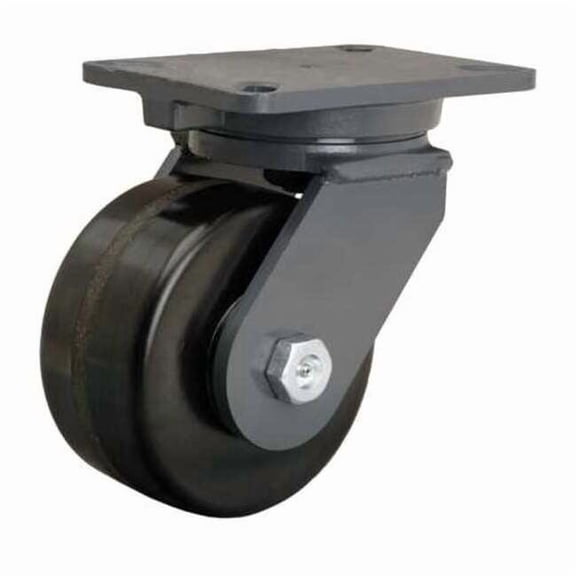 Hamilton Plate Caster,Swivel,Phenolic,8"H S-CH-63PH