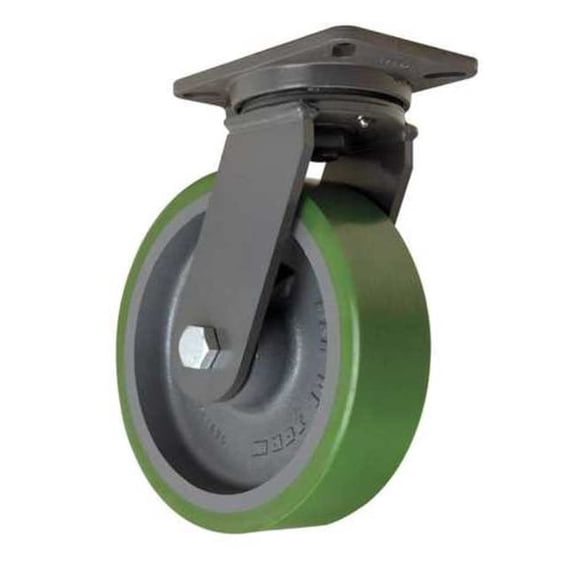 Plate Caster,Swivel,Poly,10 in.,3000 lb. S-CH-13DB