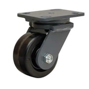Hamilton Plate Caster,Swivel,Phenolic,4 in.,800 lb.,B S-WH-4P