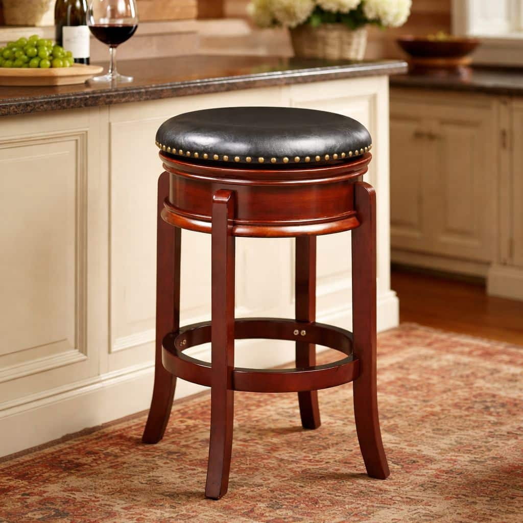 Hamilton Swivel Bar Stool - Cherry