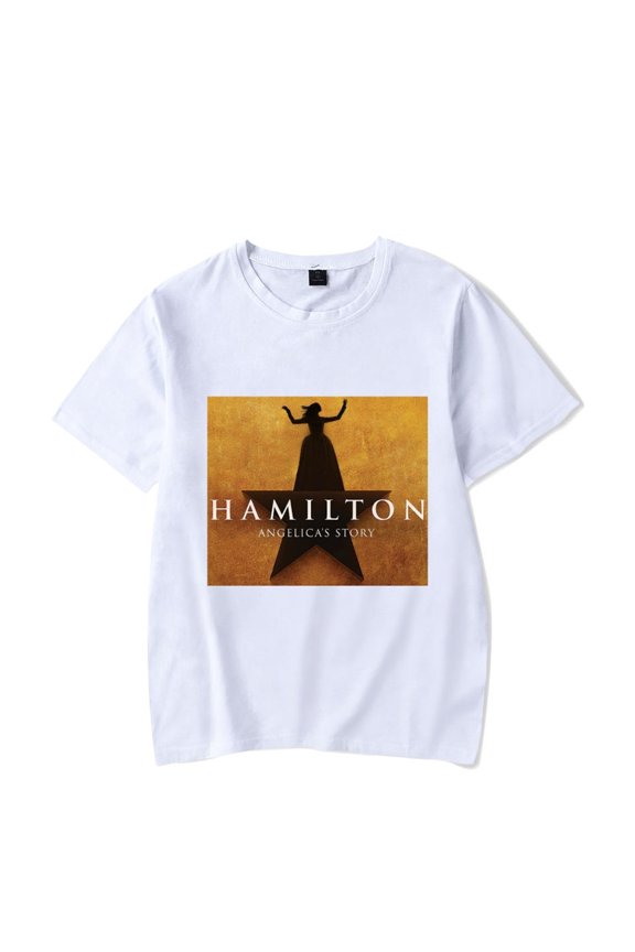 Hamilton T-shirt Unisex Stylish And Casual Top Round Neck Short-sleeved T-shirt