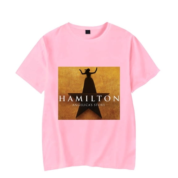 Hamilton T-shirt Unisex Stylish And Casual Top Round Neck Short-sleeved T-shirt