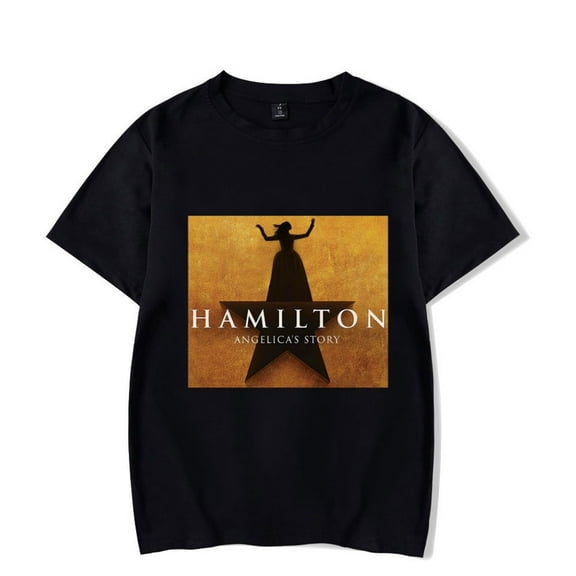 Hamilton T-shirt Unisex Stylish And Casual Top Round Neck Short-sleeved T-shirt