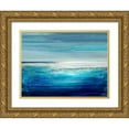 thumbnail image 1 of Hamilton, Taylor 18x15 Gold Ornate Wood Framed with Double Matting Museum Art Print Titled - Reflection on the Horizon II, 1 of 4