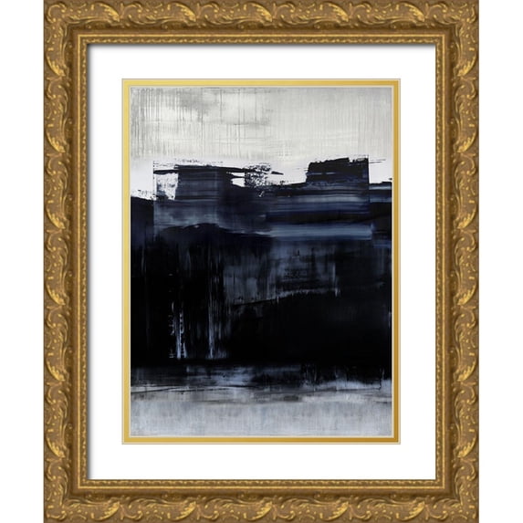 Hamilton, Taylor 19x24 Gold Ornate Wood Framed with Double Matting Museum Art Print Titled - Resilient