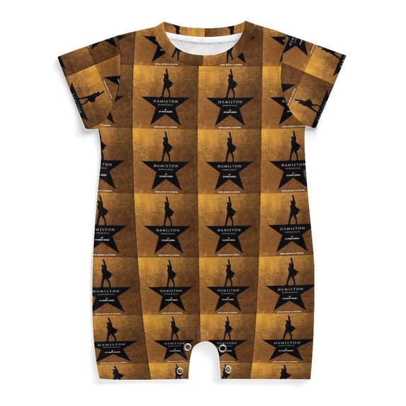 Hamilton The Musical Baby Boy Girl Short Sleeve Rompers Bodysuit One Piece Jumpsuit Summer Outfit