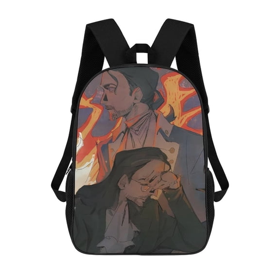 Hamilton-The-Musical Backpack, Bookbag with Adjustable Shoulder Straps And Large Zip Compartment, Unisex Travel Bags 17 Inch