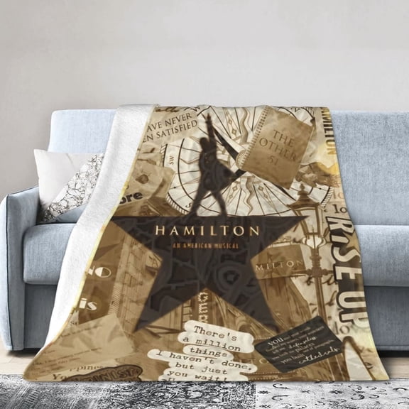 Hamilton-The-Musical Blanket, Soft Flannel Throw Blanket Super Soft Lightweight Cozy Blankets Travel Throw Blanket Bedding And Sofa For All Season For Adults Kids Teens 40"X30"