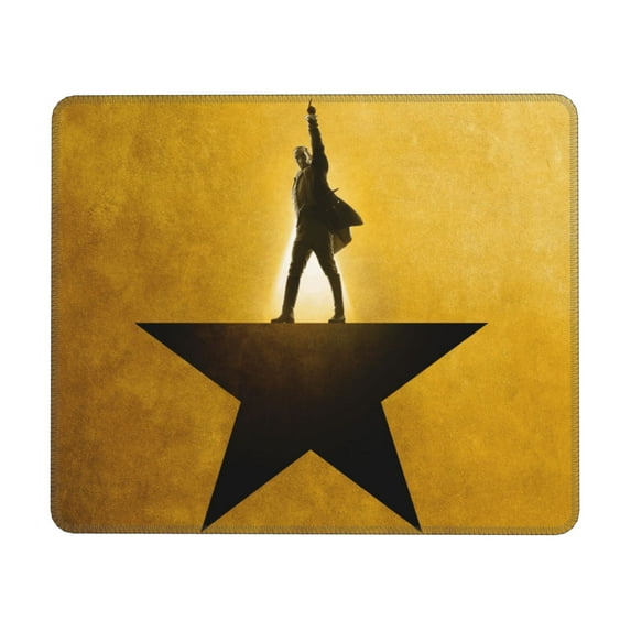 Hamilton The Musical Mouse Pad, Computer Mouse Mat, Waterproof Non-Slip Rubber Base MousePads for Office Laptop 7 x 8.6 in