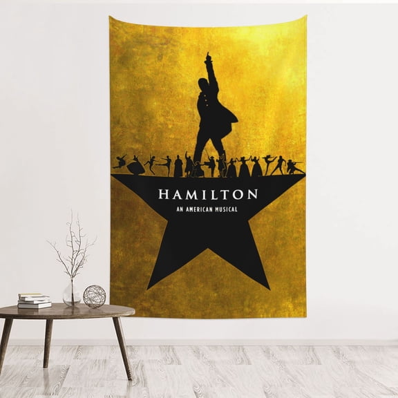 Hamilton The Musical Tapestry Wall Hanging Home Decoration Wall Blanket Dormitory Living Room Bedroom Backdrop Poster( 60x40inch)