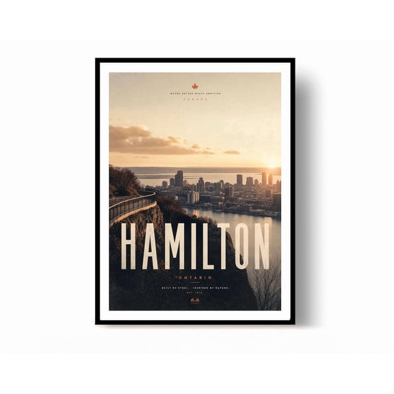 Hamilton Travel Poster Print Poster Wall Decor