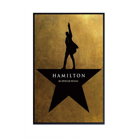 Hamilton an American Musical Broadway Paper Poster - No Frame - Matte poster Frameless Gift