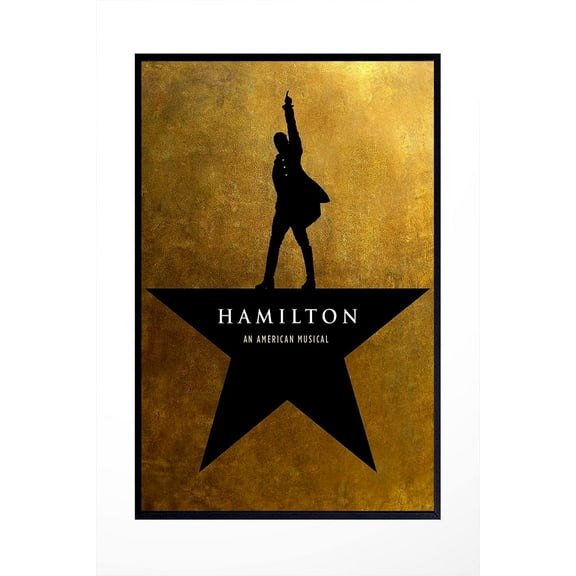 &Hamilton an American Musical Broadway Poster 12x18 inch Frameless 30x46 cm