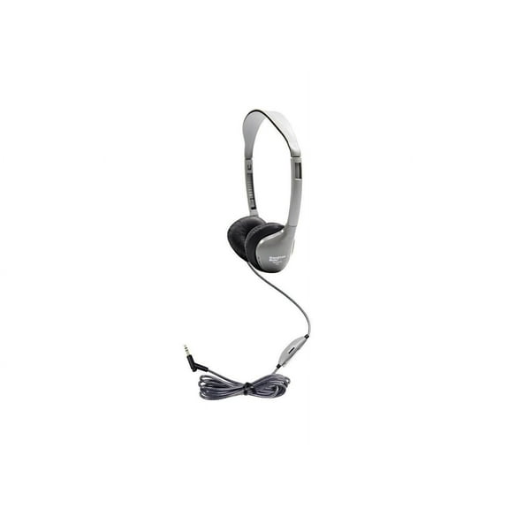 HamiltonBuhl On-Ear Stereo Headphone with Leatherette Cushions and in-line Volume