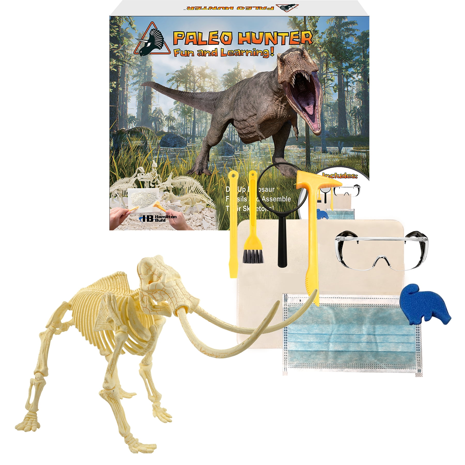 Mammoth Rex Paleontology Dig Kit with Tools for STEAM Education