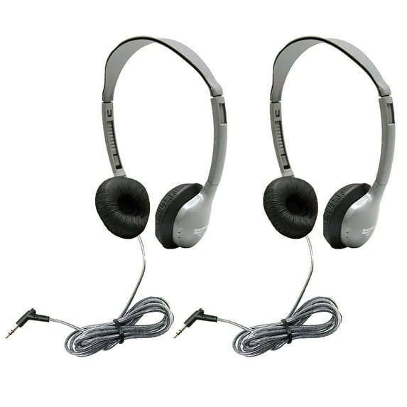 SchoolMate™ Personal Stereo Headphone with Leatherette Cushions, Pack of 2