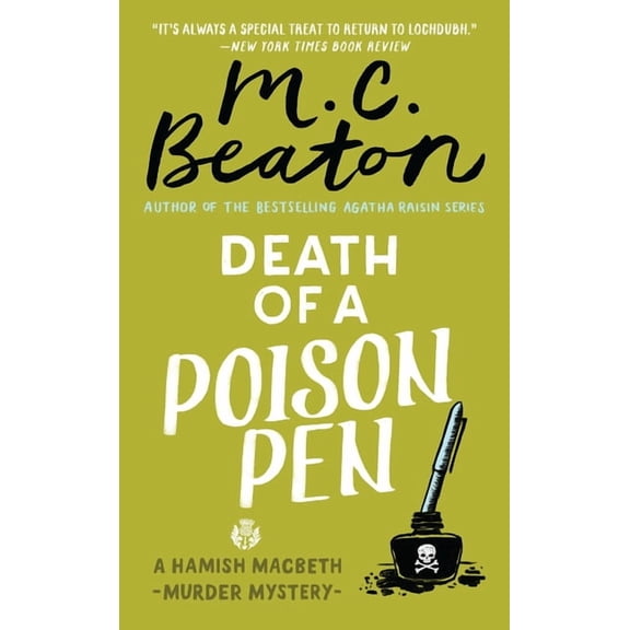 Hamish Macbeth Mystery Death of a Poison Pen, Book 19, (Paperback)