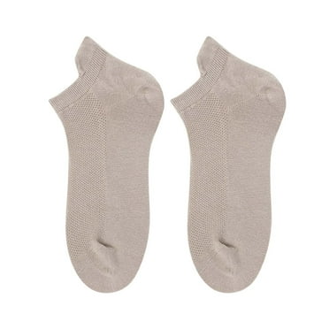 Hamky Ankle Socks,No Show Socks,Male Adult Teenager Summer Solid Ultra Thin Breathable Trend Retro Socks,Running Socks,Mens Socks Khaki