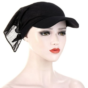 Hamky Beret Hats,Newsboy Cap,Women Printing Sun Protection Cap Head Hat,Flat Cap,Summer Hats Black