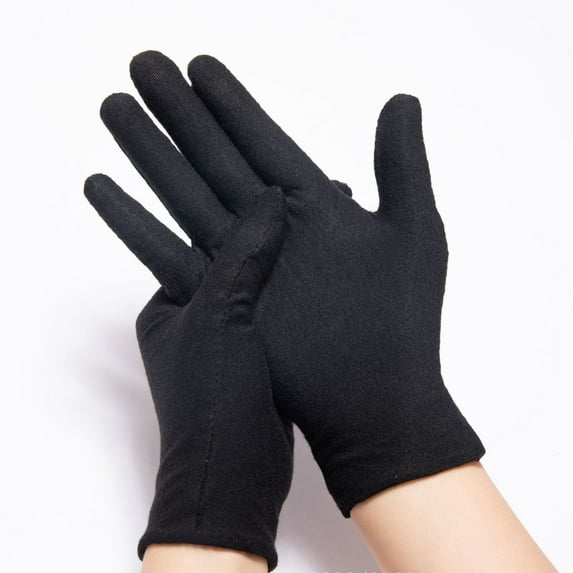 Hamky Cotton Gloves,Winter Gloves,Gloves Gloves Work Gloves Dirt- Etiquette Thickened Cotton Gloves,Gloves for Women,Warm Gloves Black