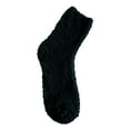 thumbnail image 1 of Hamky Fuzzy Socks,Fluffy Socks,Women's Solid Color Furry Comfortable Slipper Socks Warm And Soft Winter Plush Home 5PC Sleeping Socks,Cute Socks,No Show Socks Black, 1 of 2