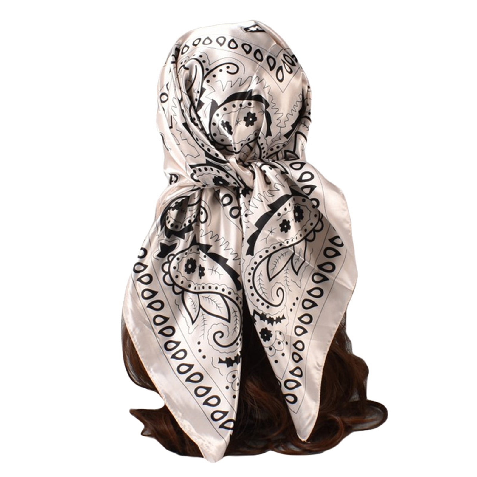 REORIAFEE Women's Satin Silk Hair Scarf, Headscarf for