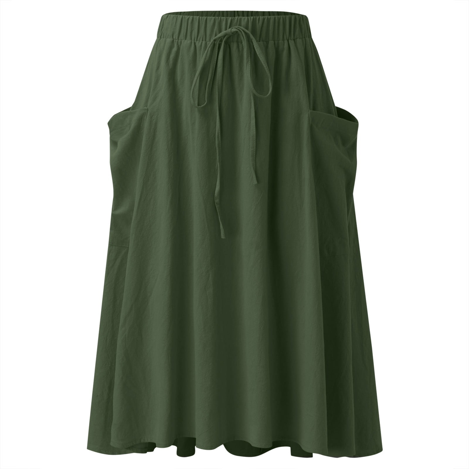 High waisted plaid summer linen skirt 4952 High waisted plaid summer linen skirt 4952