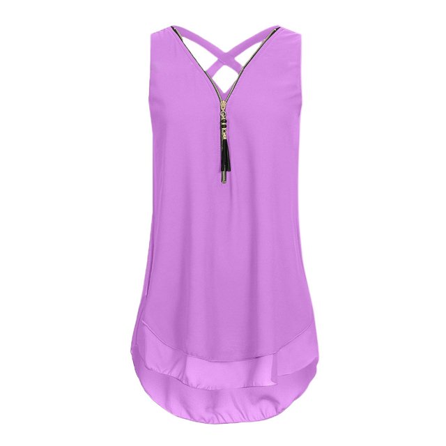 Hamky Tank Tops Camisole Tops Women Loose Sleeveless Tank Top Back Hem