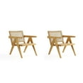 thumbnail image 1 of Manhattan Comfort Hamlet Wood Accent Chair in Natural (Set of 2), 1 of 7