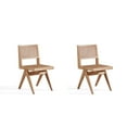 thumbnail image 1 of Manhattan Comfort Hamlet 17.72" Wood Dining Chair in Natural (Set of 2), 1 of 5