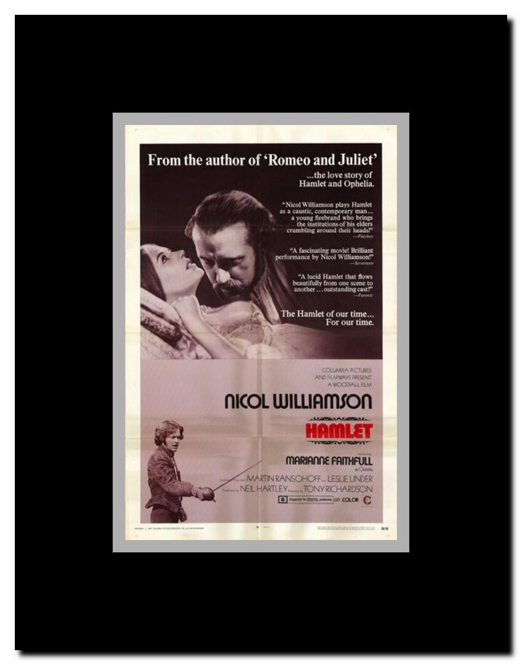 Hamlet Framed Movie Poster