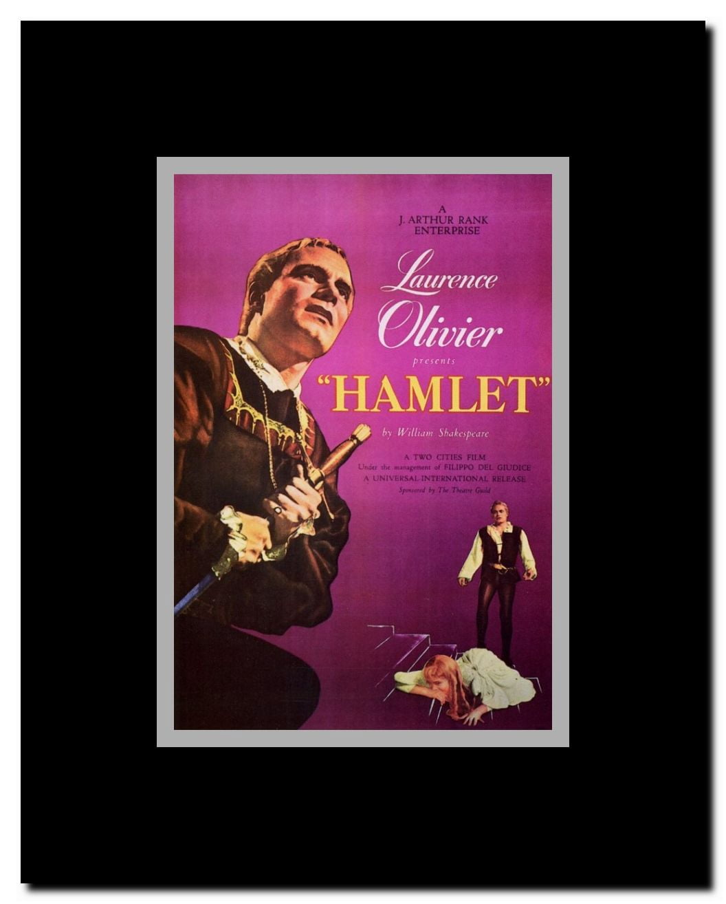 Hamlet Framed Movie Poster