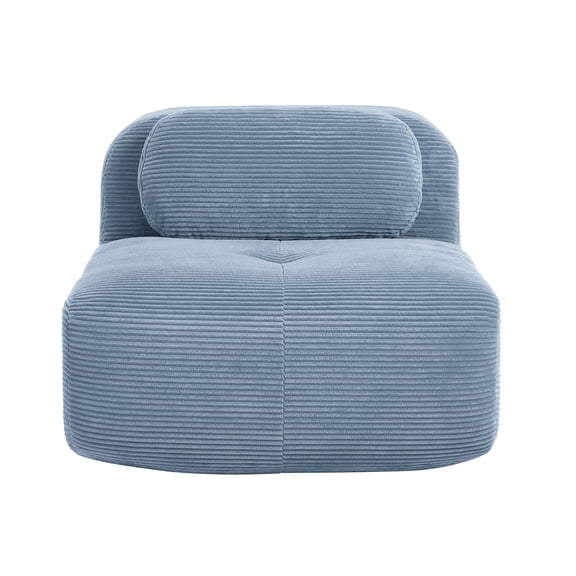 Hamlet LSF&RSF Corner Sofa W/Pillows Corduroy- Blue