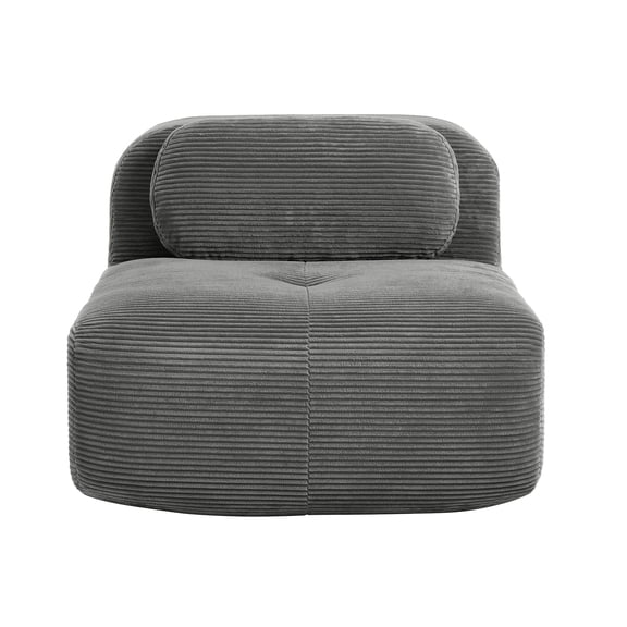 Hamlet LSF&RSF Corner Sofa W/Pillows Corduroy- Grey