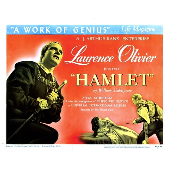 Hamlet Movie Poster Masterprint (14 x 11)
