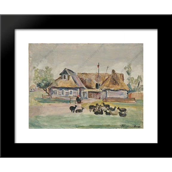 Hamlet. Sheep. 20x24 Framed Art Print by Pyotr Konchalovsky